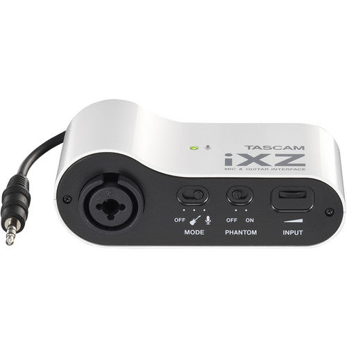 Interfaz Audio Tascam iXZ para Mac | Entrada XLR/TRS con Phantom Power 3.5mm