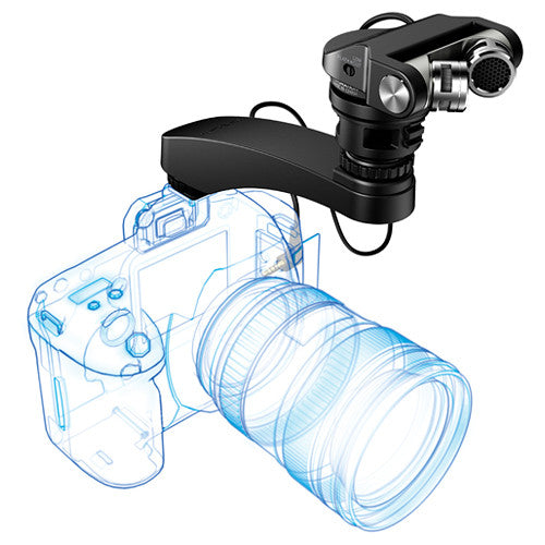 Micrófono estéreo XT para cámara DSLR TM-2X Tascam