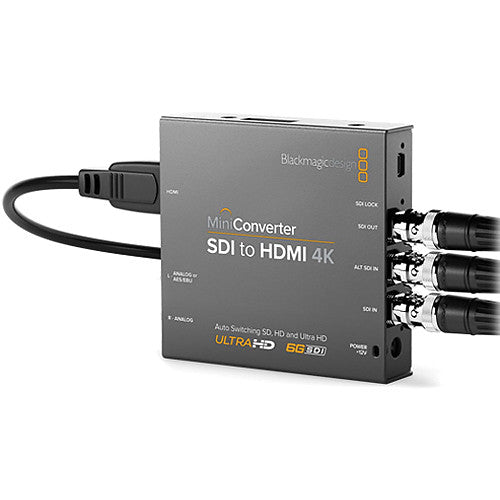 Convertidor SDI a HDMI 4K Blackmagic Mini Converter 6G