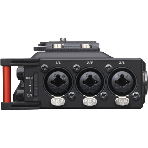 Grabadora de audio Tascam DR-70D — 4 Pistas XLR para Video DSLR | Audio Profesional