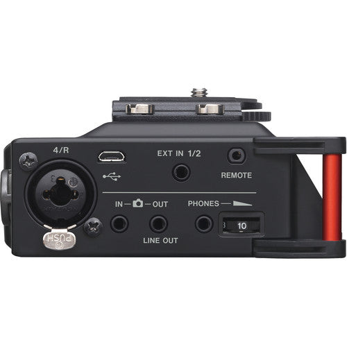 Grabadora de audio Tascam DR-70D — 4 Pistas XLR para Video DSLR | Audio Profesional