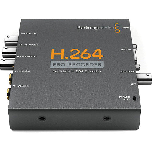 Grabador H.264 Pro Blackmagic BMD-VIDPROREC SDI HDMI analógico