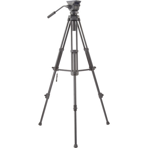 Trípode con sistema de cabezal fluido Libec TH-X | 65mm hasta 4kg | Compatible con Sachtler y Manfrotto