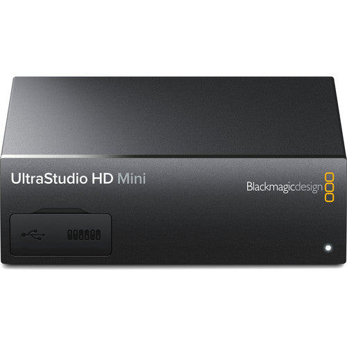 Blackmagic UltraStudio Mini Recorder: captura SDI 3G y HDMI hasta 1080i60 vía Thunderbolt. Incluye Media Express. Para edición profesional.