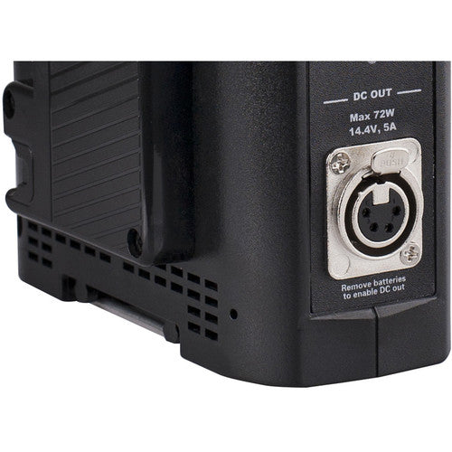Cargador Doble V-Mount SWIT S-3822S — 2 Canales, 3A, Salida XLR DC 14.4V