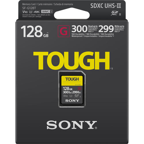 Tarjeta de memoria Sony SDXC Tough 128GB 299 mb/s