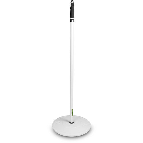 Soporte Gravity para micrófono con base plato (blanco)