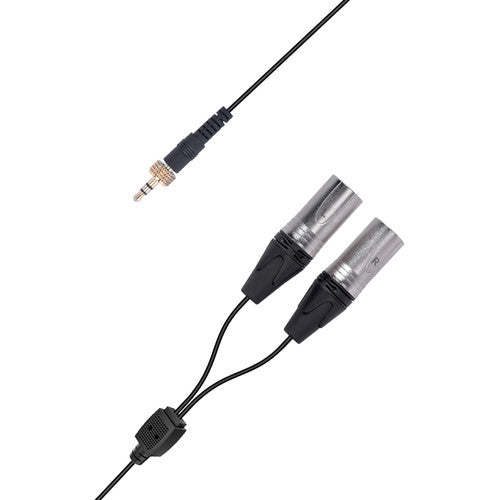 Cable Comica CVM-DL-XLR | Adaptador TRS 3.5mm a XLR Macho para WM200, WM300 y WM100 Plus