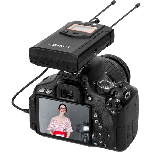 Comica CVM-WM100 PLUS(A) Sistema Inalámbrico Doble Lavalier Cámara