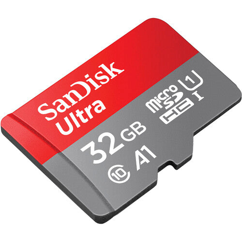 Tarjeta de memoria microSDHC SanDisk Ultra UHS-I de 32 GB con adaptador SD