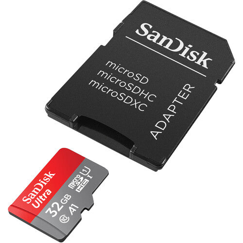 Tarjeta de memoria microSDHC SanDisk Ultra UHS-I de 32 GB con adaptador SD
