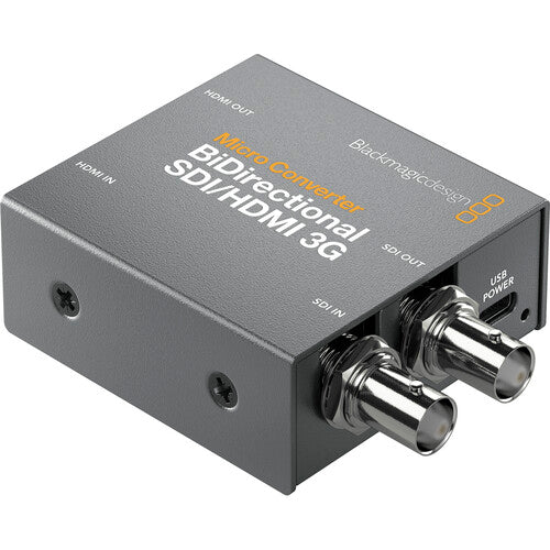 Convertidor bidireccional HDMI-SDI /SDI-HDMI con fuente de poder CONVBDC/SDI/HDMI03G/PS Blackmagic SKU: CONVBDCSDIHDMI03GPS