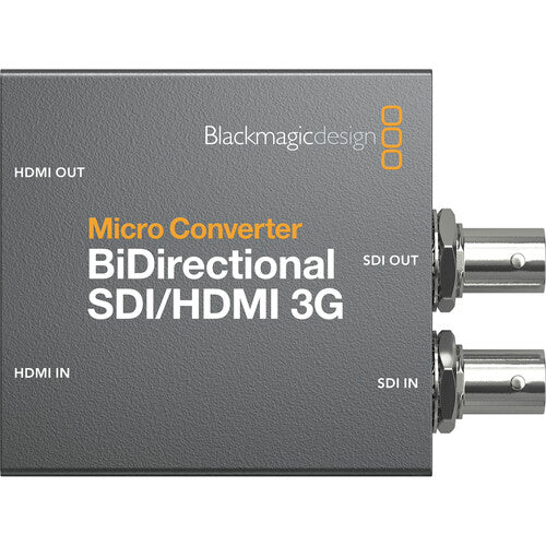 Convertidor bidireccional HDMI-SDI /SDI-HDMI con fuente de poder CONVBDC/SDI/HDMI03G/PS Blackmagic SKU: CONVBDCSDIHDMI03GPS
