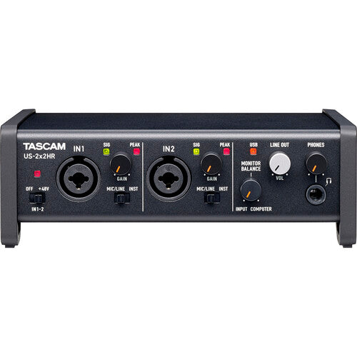 Interfaz Audio MIDI Tascam US-2X2HR | USB 2x2 24bit/192kHz con Phantom Power