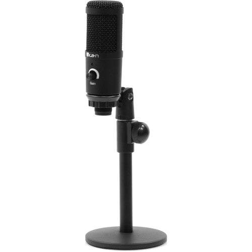 Micrófono cardioide de condensador USB. iKan SKU: HS-USB-MIC