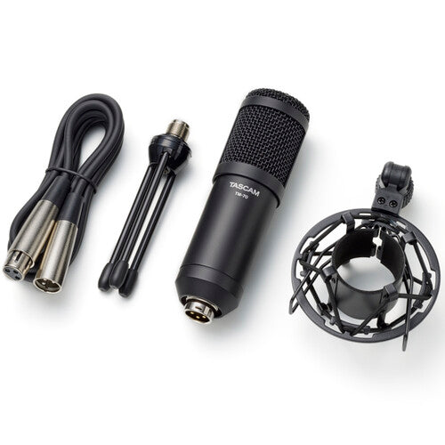 Micrófono de Broadcast Dinámico TM-70 Tascam. Uso Profesional
