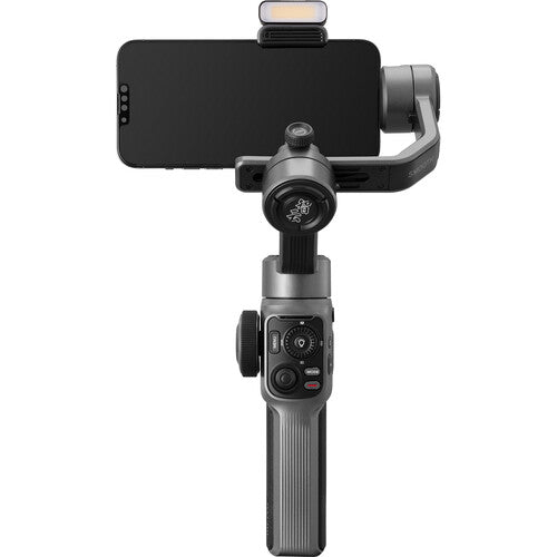 Zhiyun Smooth 5S Combo Gris | Gimbal 3 Ejes para Smartphone con Luz LED y Control Total