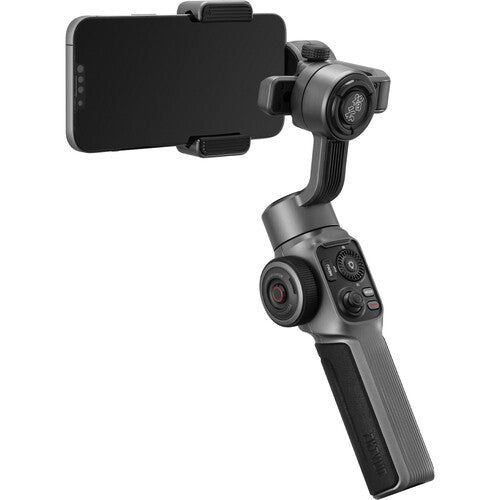 Zhiyun Smooth 5S Combo Gris | Gimbal 3 Ejes para Smartphone con Luz LED y Control Total