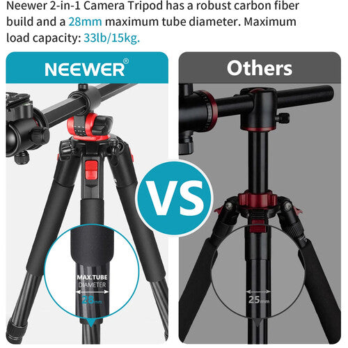 Trípode/monopod Neewer para fotografía 2 en 1 capacidad 4kgs