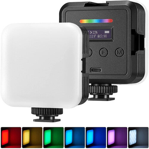 Luz Led CCT/RGB Magnética RGB61 Neewer con montura zapata