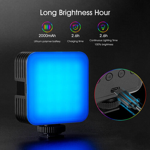 Luz Led CCT/RGB Magnética RGB61 Neewer con montura zapata
