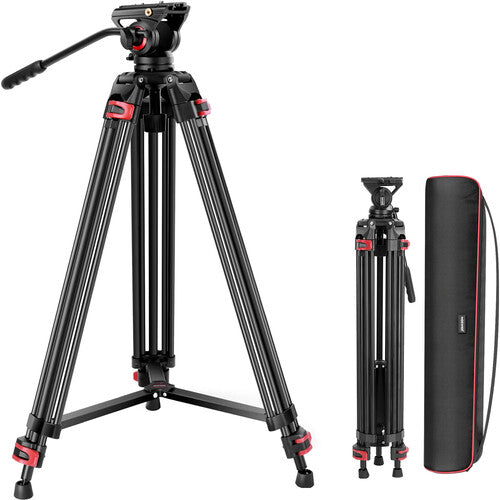Trípode video de cabezal fluido 360° Neewer GM88