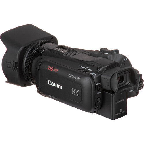 Canon Vixia HF G70 UHD 4K | Videocámara Compacta con Zoom 20x y Streaming USB-C