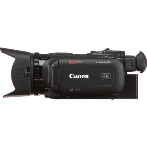 Canon Vixia HF G70 UHD 4K | Videocámara Compacta con Zoom 20x y Streaming USB-C
