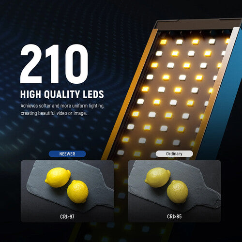 Neewer BH20B | Pack 2 Barras LED Bicolor 21W | CRI97+ | Control 2.4G | Soportes Incluidos