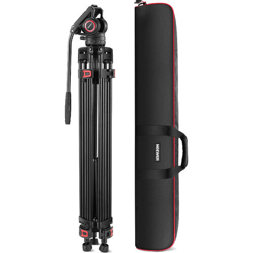 Trípode para video TP74 Neewer de cabezal fluido 74" Profesional