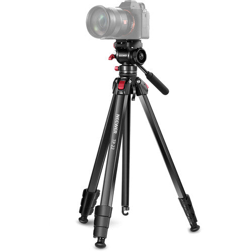 Trípode de viaje para video TP22 Neewer | Cabezal fluido ajustable
