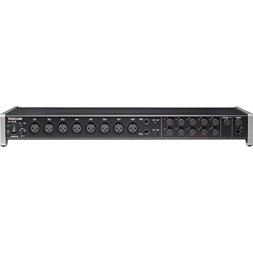 Tascam US-16x08 Interfaz USB/MIDI | 16 Canales, 8 Preamps Ultra-HDDA y DSP Integrado