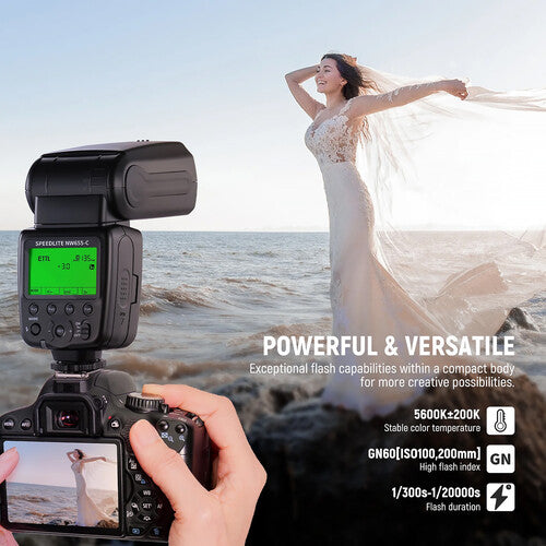 Flash Neewer NW655-C para Canon | TTL, HSS y GN58