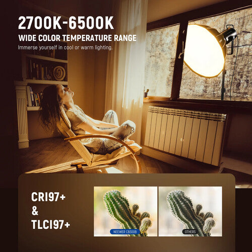 Luz COB Neewer CB300B 320W Bi-Color Bowens Mount