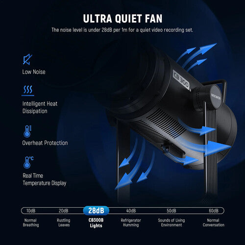Luz COB Neewer CB300B 320W Bi-Color Bowens Mount