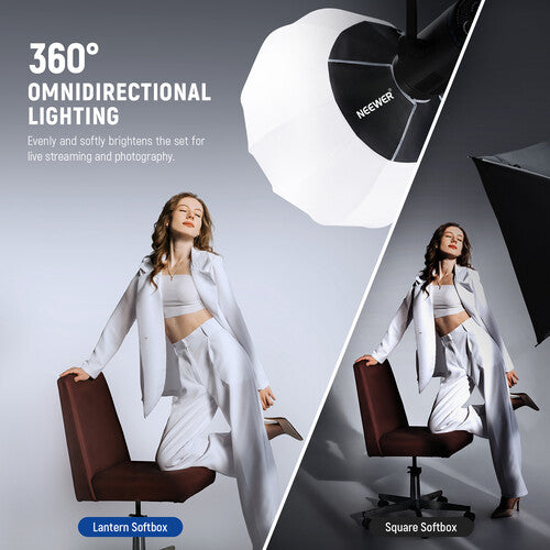 Softbox tipo linterna NS26L 65cms Neewer. Montura bowens