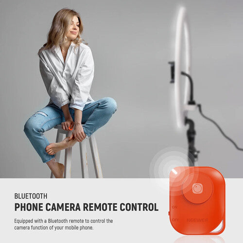 Neewer RP18B-PRO | Aro de Luz Bicolor 18" | CRI97+ | App Bluetooth | Kit con Pedestal