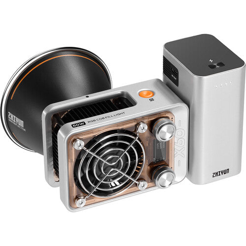 Luz COB RGB 60W Zhiyun Molus X60 Compacta y Profesional