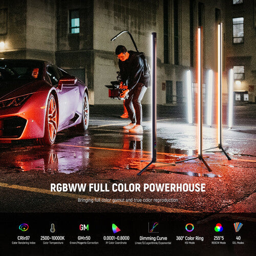 Tubo de luz LED Neewer TL120C RGB