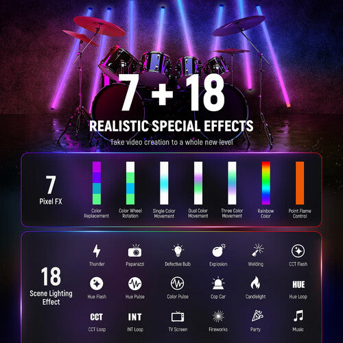Tubo de luz LED Neewer TL120C RGB
