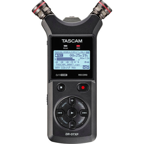 Grabadora digital de audio estéreo, portátil e interfaz de audio USB Tascam DR-07X