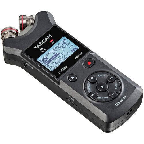 Grabadora digital de audio estéreo, portátil e interfaz de audio USB Tascam DR-07X
