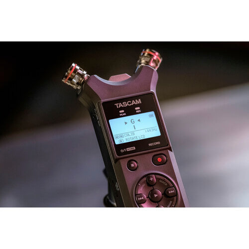 Grabadora digital de audio estéreo, portátil e interfaz de audio USB Tascam DR-07X