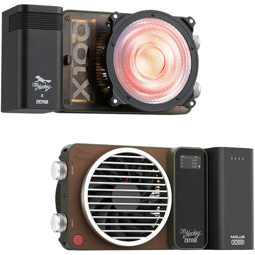 Luz COB RGB 100W Zhiyun Molus X100 | Compacta con Accesorios