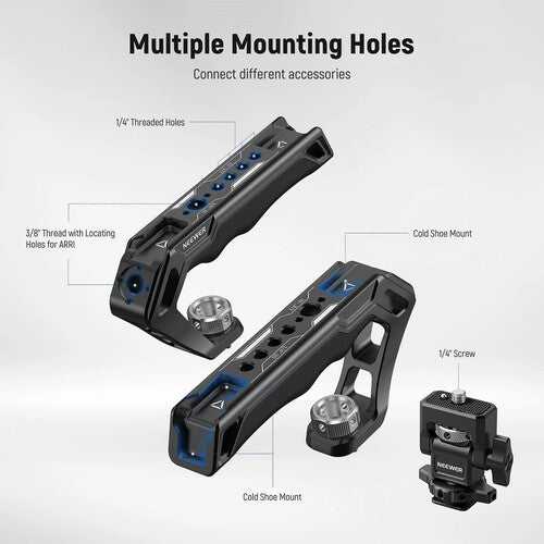 Neewer CA016T Jaula Universal para Mirrorless y DSLR | Rig Modular con NATO y 1/4"-3/8"