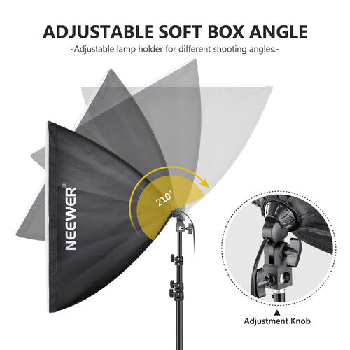 Kit de iluminación Softbox para fotografía Neewer 700W