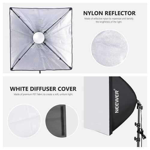 Kit de iluminación Softbox para fotografía Neewer 700W