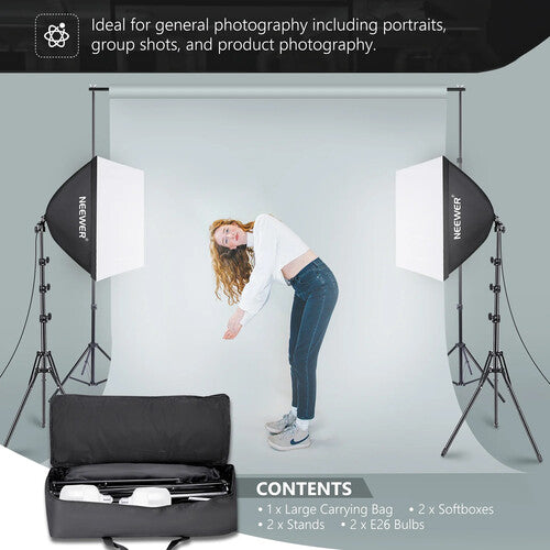 Kit de iluminación Softbox para fotografía Neewer 700W