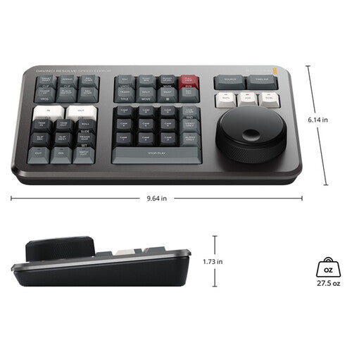 Teclado rápido para Edición de Video DaVinci Blackmagic