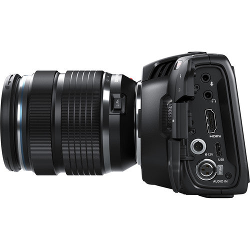 Cámara Blackmagic Pocket Cinema 4K | Sensor MFT, RAW Nativo y 13 Stops | Solo cuerpo